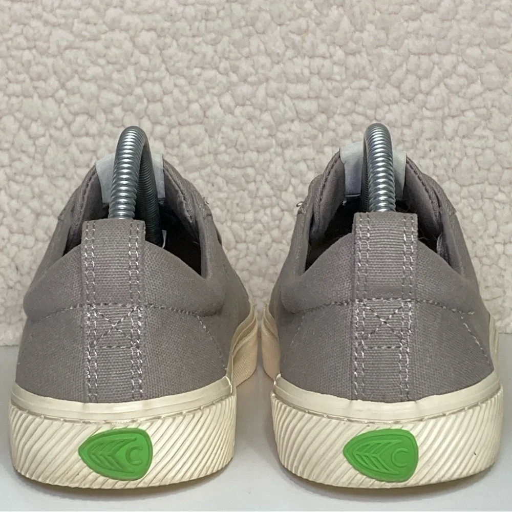 Cariuma Mens OCA Mystic Grey Canvas Low Lace Casual Sneakers Shoes Size US 9.5 - Picture 4 of 11